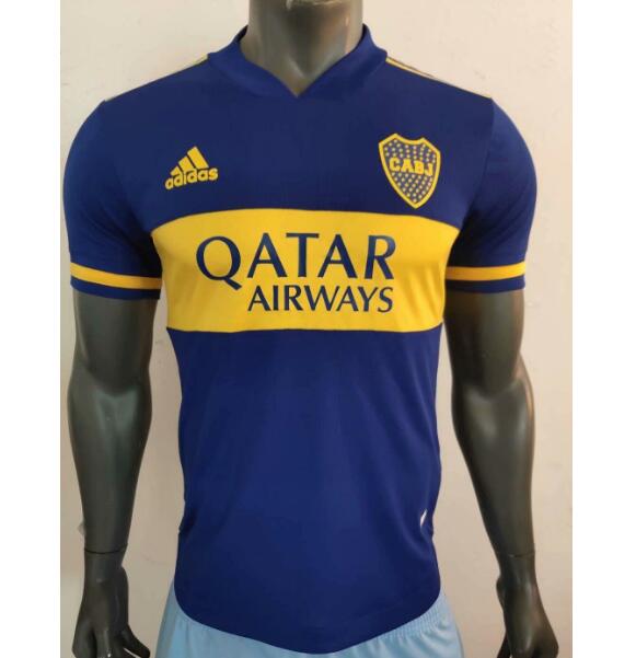 Player Version Boca Juniors Home Kit Soccer Jersey 2020/21